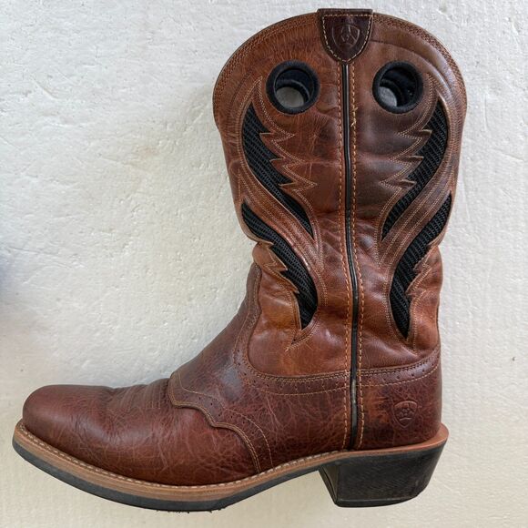 Size 10EE - Ariat Heritage Roughstock VentTEK square toe western boots 10019980 main image 6
